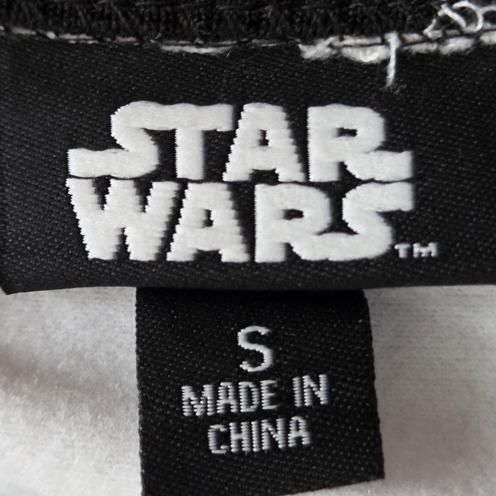 Star Wars Empire Imperial Dark Side Track Jacket Sz Sm White w/Black Stripes EUC - Picture 9 of 12